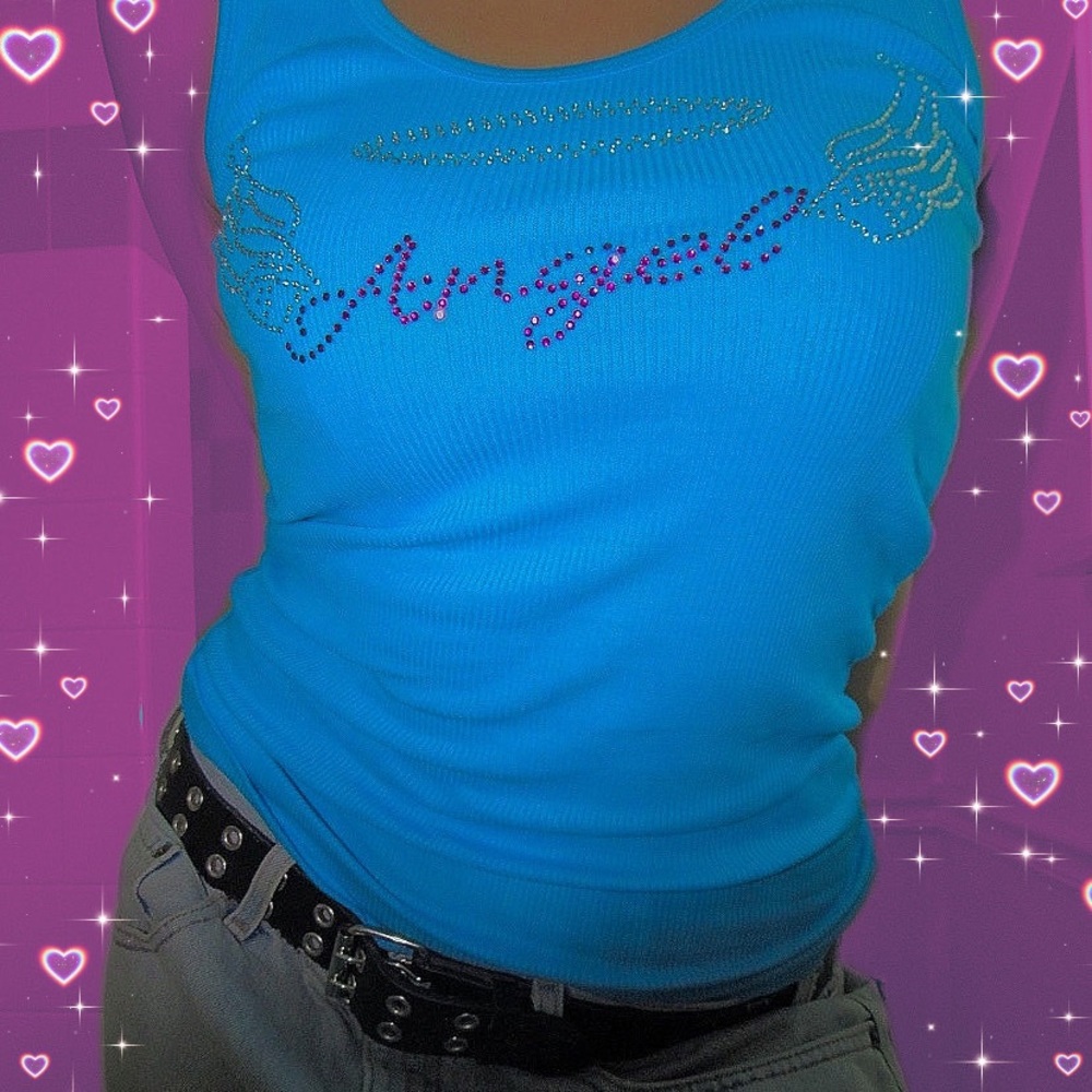 ✨ Angel Rhinestone Tank Top✨ - Picture 8 of 10
